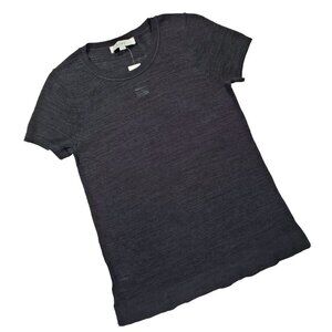 LOFT Thin Knit Black Blouse size Small